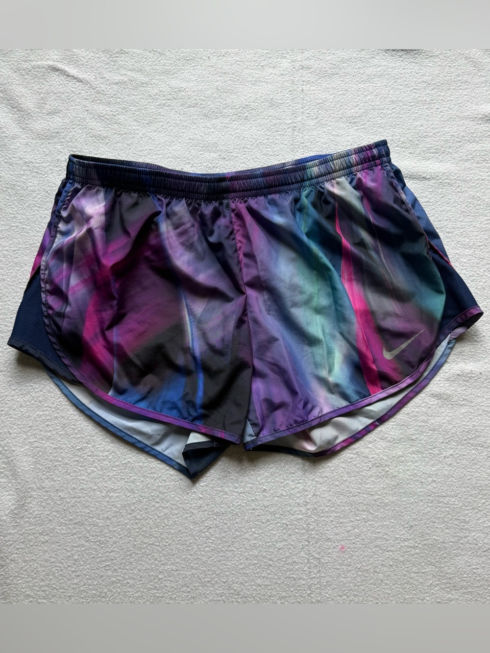Nike Women's Multicolor Printed Afro-Fit Running Shorts